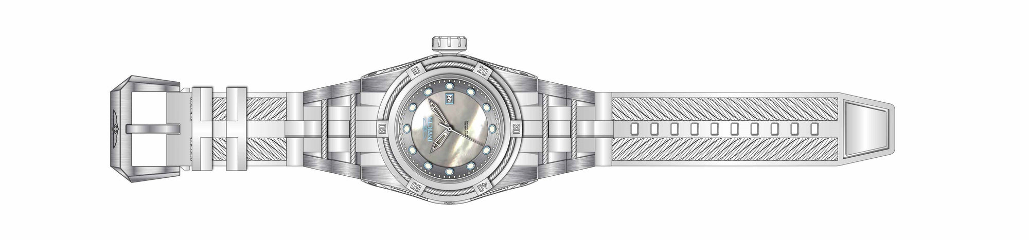 Band for Invicta Bolt 26288