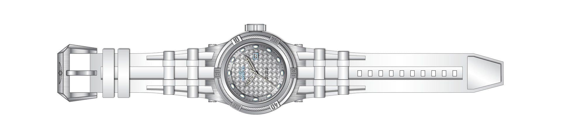 Band for Invicta Bolt 25037