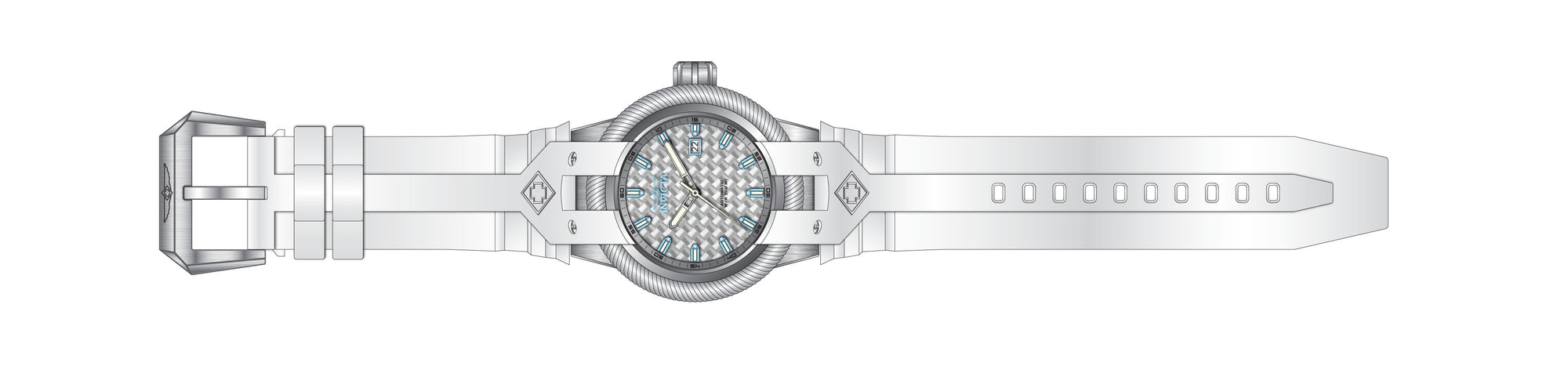 Band for Invicta Bolt 25033